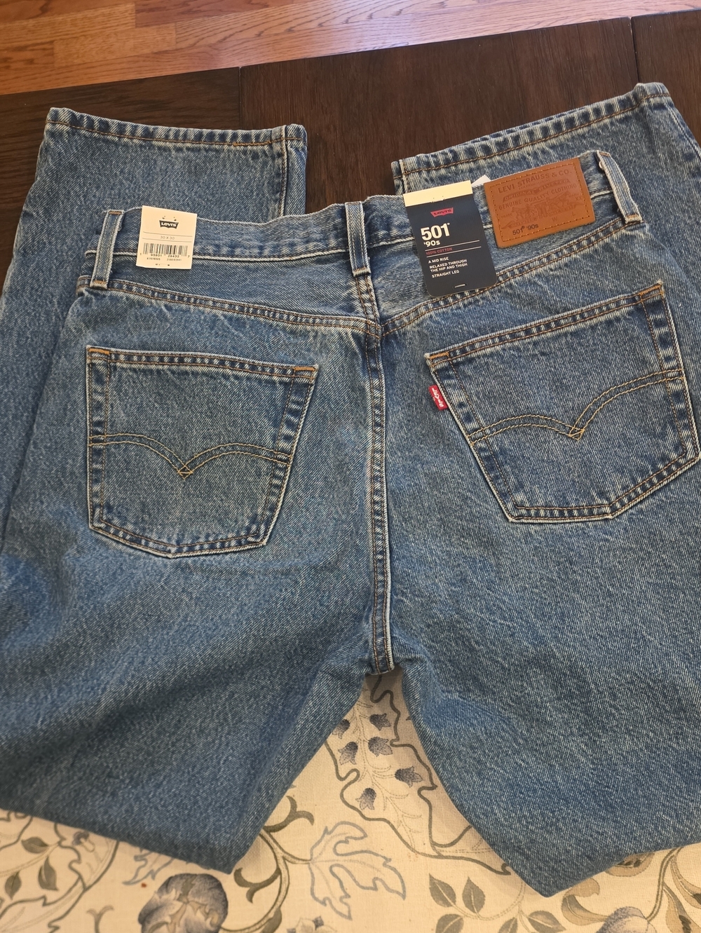 LEVI'S 501 90'S STRAIGHT LEG JEANS